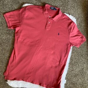 Polo Ralph Lauren Pink Polo Shirt Size XL